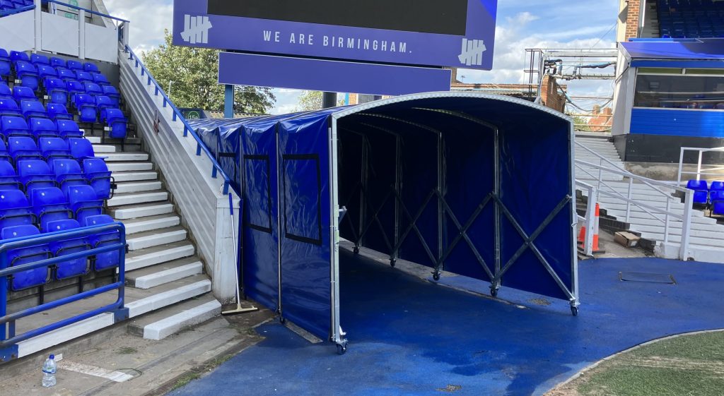 Retractable Players Stadium Tunnels