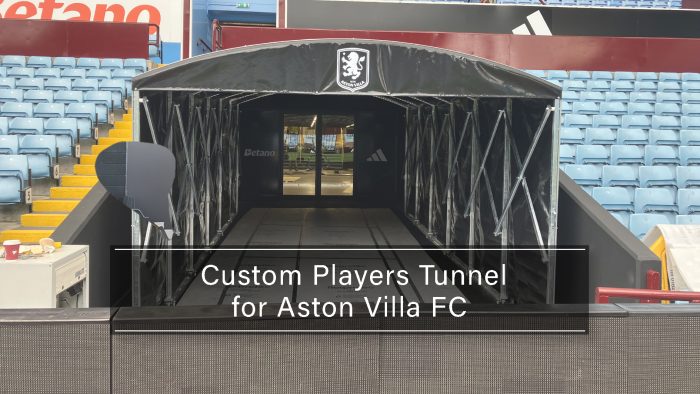 aston villa football tunnel by stuart canvas