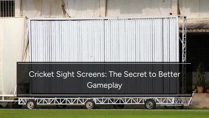 Cricket Sight Screens